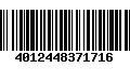 Código de Barras 4012448371716