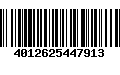 Código de Barras 4012625447913