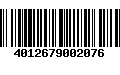 Código de Barras 4012679002076