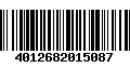 Código de Barras 4012682015087