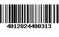 Código de Barras 4012824400313