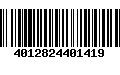 Código de Barras 4012824401419