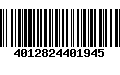 Código de Barras 4012824401945