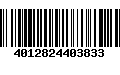 Código de Barras 4012824403833