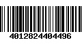 Código de Barras 4012824404496