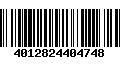 Código de Barras 4012824404748