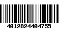 Código de Barras 4012824404755