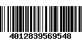 Código de Barras 4012839569548