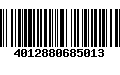 Código de Barras 4012880685013