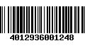 Código de Barras 4012936001248