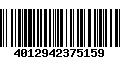 Código de Barras 4012942375159