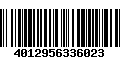 Código de Barras 4012956336023