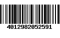 Código de Barras 4012982052591