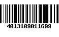 Código de Barras 4013109011699