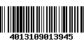 Código de Barras 4013109013945