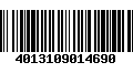 Código de Barras 4013109014690