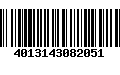 Código de Barras 4013143082051