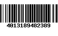 Código de Barras 4013189482389