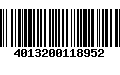 Código de Barras 4013200118952