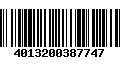 Código de Barras 4013200387747