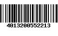 Código de Barras 4013200552213