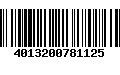 Código de Barras 4013200781125