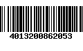 Código de Barras 4013200862053