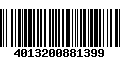 Código de Barras 4013200881399