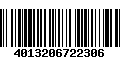 Código de Barras 4013206722306