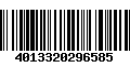 Código de Barras 4013320296585