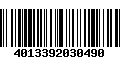 Código de Barras 4013392030490