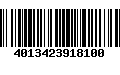 Código de Barras 4013423918100