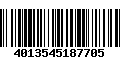 Código de Barras 4013545187705