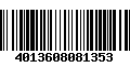 Código de Barras 4013608081353