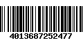 Código de Barras 4013687252477