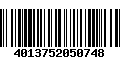 Código de Barras 4013752050748