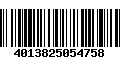 Código de Barras 4013825054758