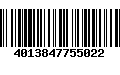 Código de Barras 4013847755022