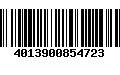 Código de Barras 4013900854723