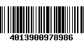 Código de Barras 4013900978986