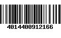 Código de Barras 4014400912166