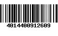 Código de Barras 4014400912609