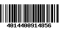 Código de Barras 4014400914856