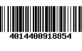 Código de Barras 4014400918854