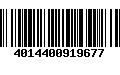 Código de Barras 4014400919677