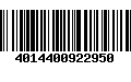 Código de Barras 4014400922950