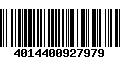 Código de Barras 4014400927979