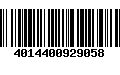 Código de Barras 4014400929058