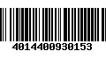 Código de Barras 4014400930153