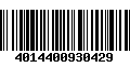 Código de Barras 4014400930429